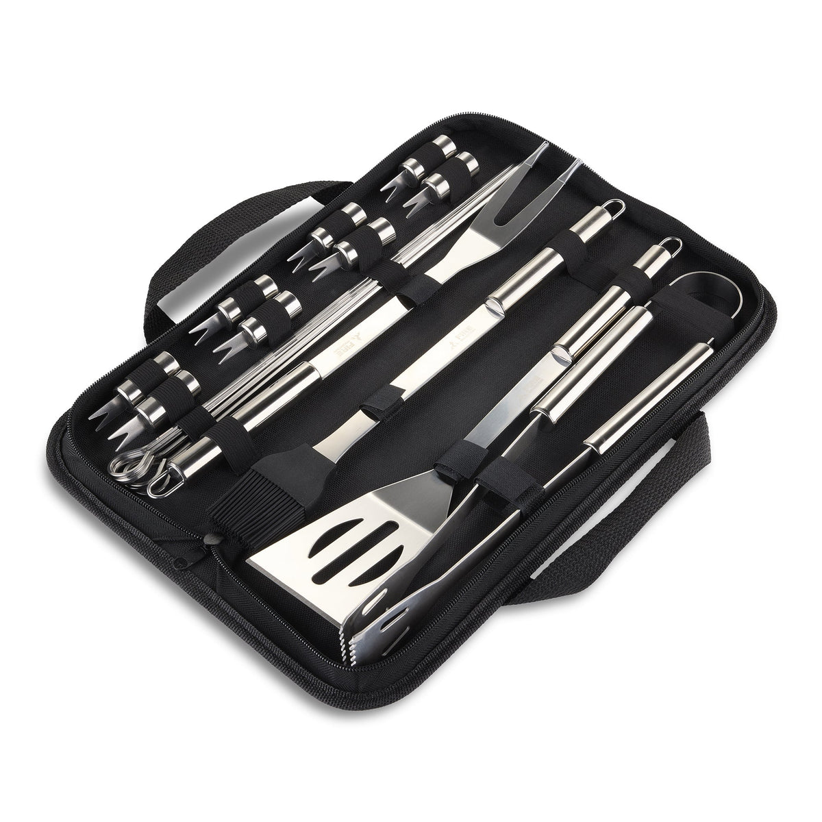 Stainless Steel 18 Piece BBQ Tool Set