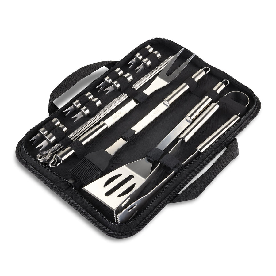 Stainless Steel 18 Piece BBQ Tool Set